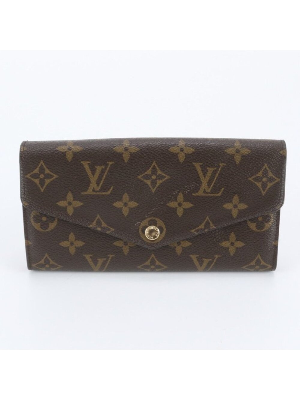 Louis Vuitton Monogram Portefeuille Sarah Leather Wallet Bifold